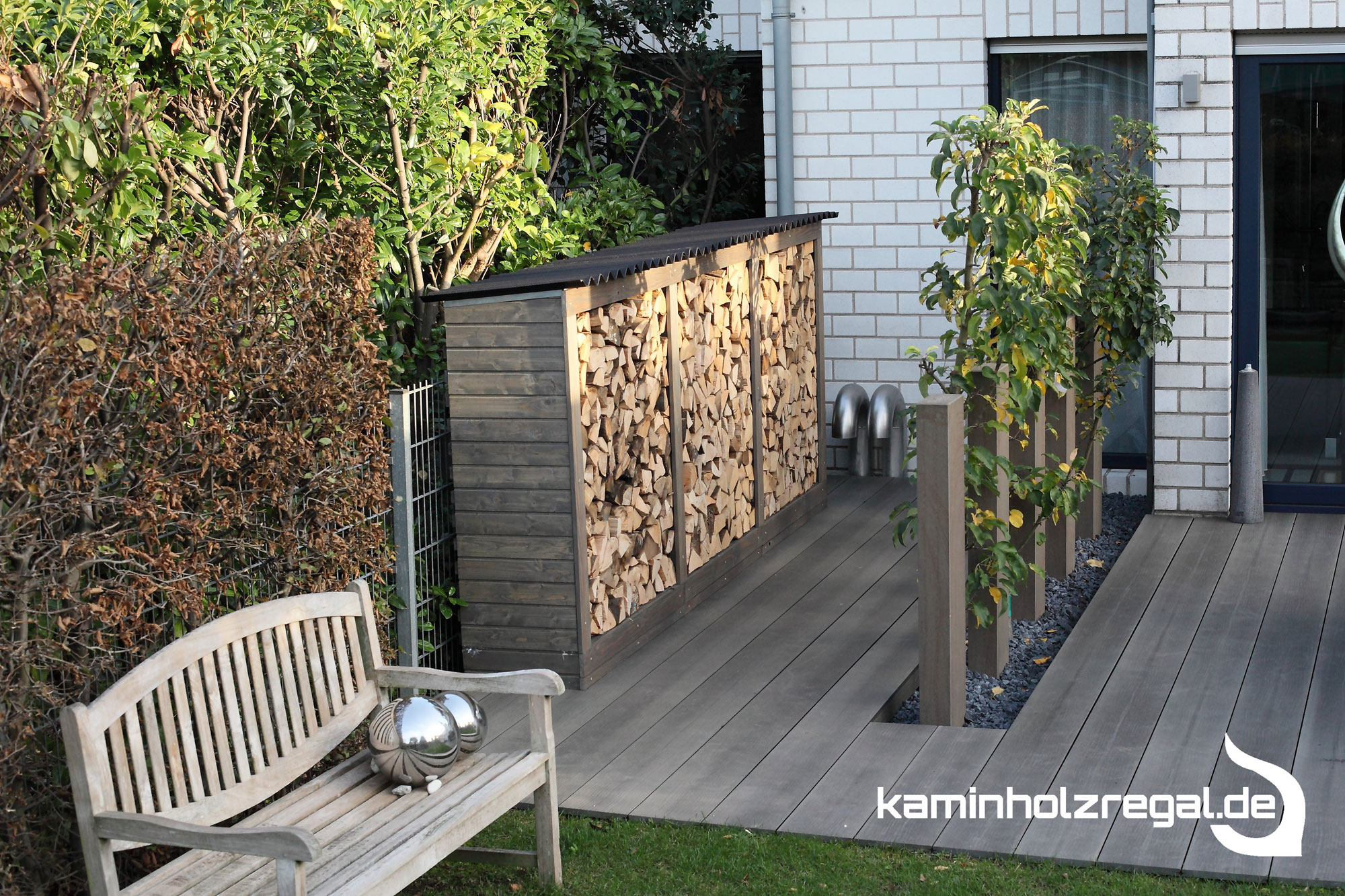 Kaminholzregal 3,60m 4m Köln Kaminholzregal 3,60m 4m Köln