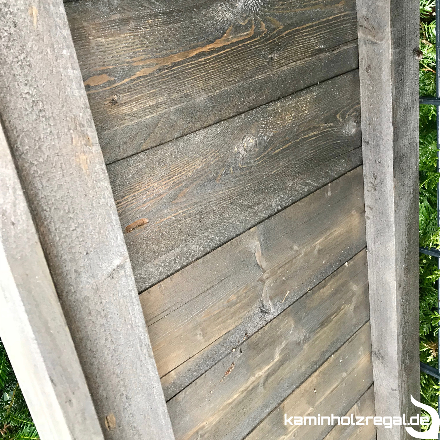 Kaminholzregal Innenwand lasiert Kaminholzregal Innenwand lasiert