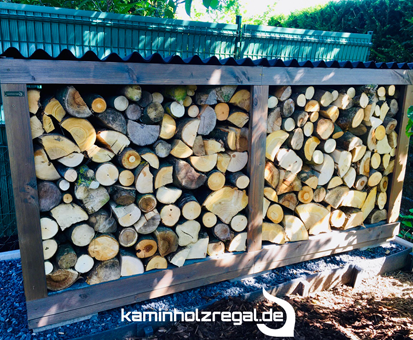 KUNDENBILDER AUS LUXEMBURG - KAMINHOLZREGAL KLEIN ABER FEIN!